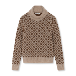 Camelia sweater SibinLinnebjerg, light melange sand/hazel