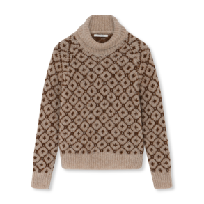 Camelia sweater SibinLinnebjerg, light melange sand/hazel