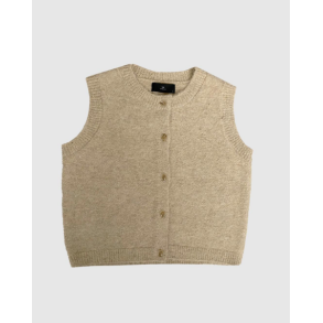 Landrea waistcoat WithBlack, FROSTED  ALMOND