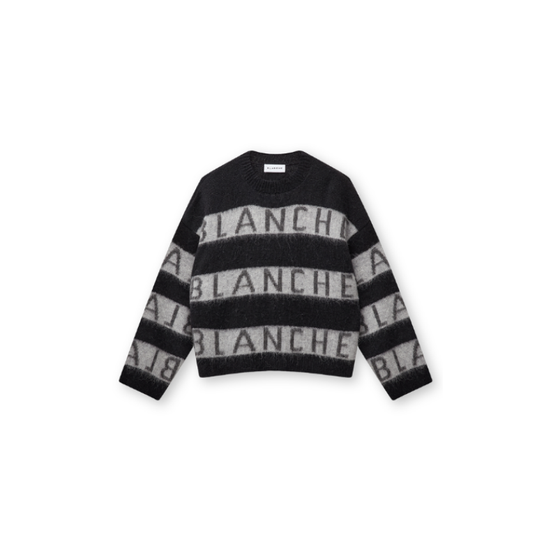 Addy pullover Blanche, black combi