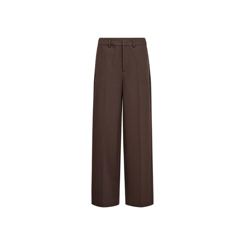 Luna wide pant Co'Couture, dark brown