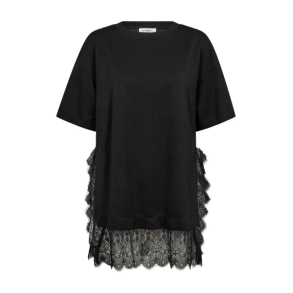Larson mix lace t-shirt CoCouture, black