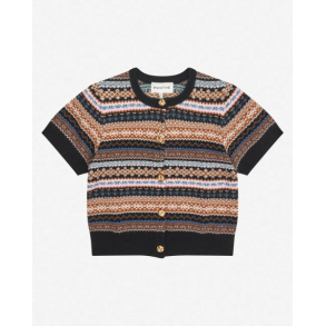 Coraline knit cardigan Munthe, mix black
