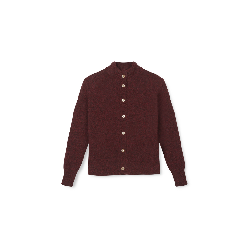 Elisabeth cardigan SibinLinnebjerg, burgundy