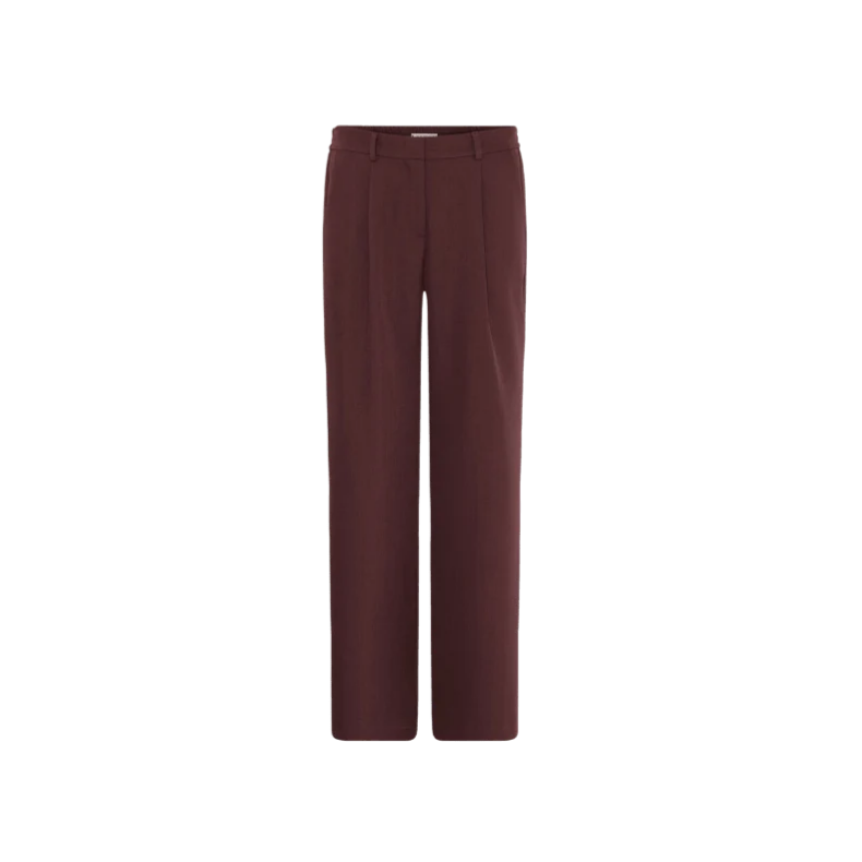Fava wide pants ICHI, fudge melange