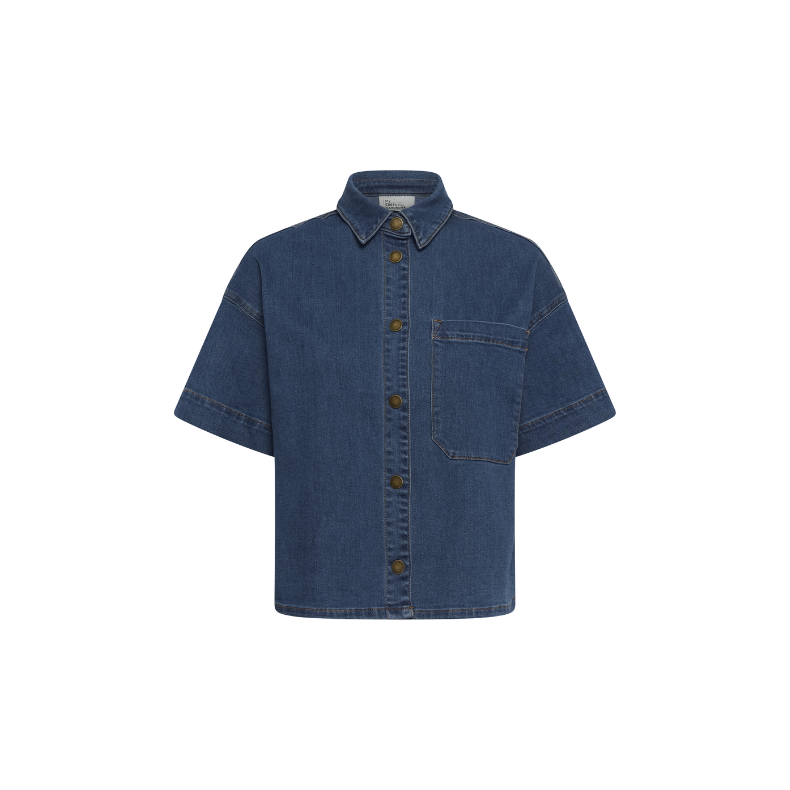 Linn 115 denim shirt My Essential Wardrobe, medium clear blue