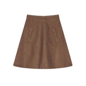 Soil denim stelly skirt Mads N�rgaard, cocoa
