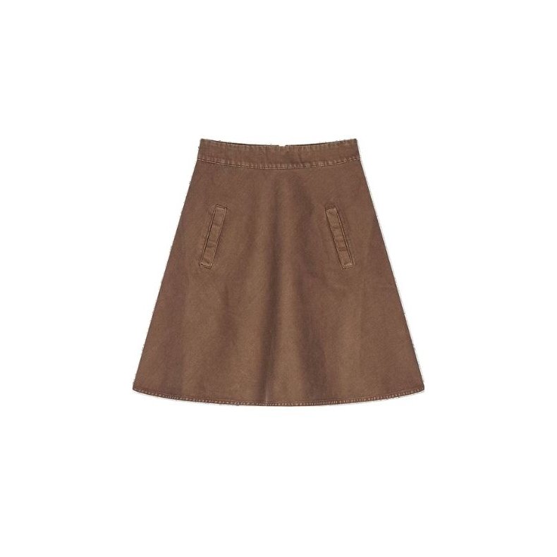 Soil denim stelly skirt Mads N�rgaard, cocoa