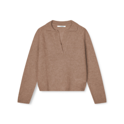 Clover knit SibinLinnebjerg, light sand