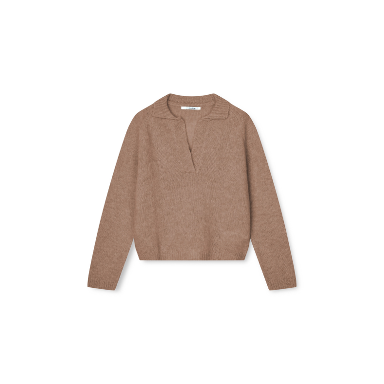 Clover knit SibinLinnebjerg, light sand