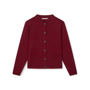 Dell cardigan SibinLinnebjerg, burgundy