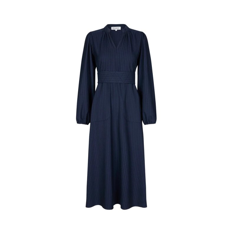Paris ll midi dress ls Lollys Laundry, dark navy