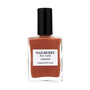 Pumpkin pie nailpolish fra Nailberry LOxygn, spiced terracotta