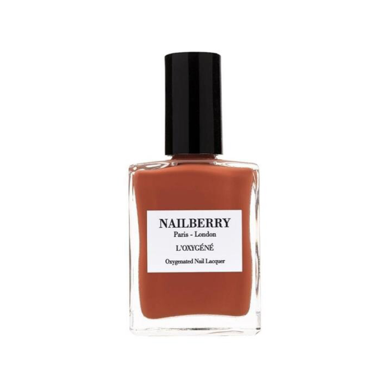Pumpkin pie nailpolish fra Nailberry L�Oxyg�n�, spiced terracotta