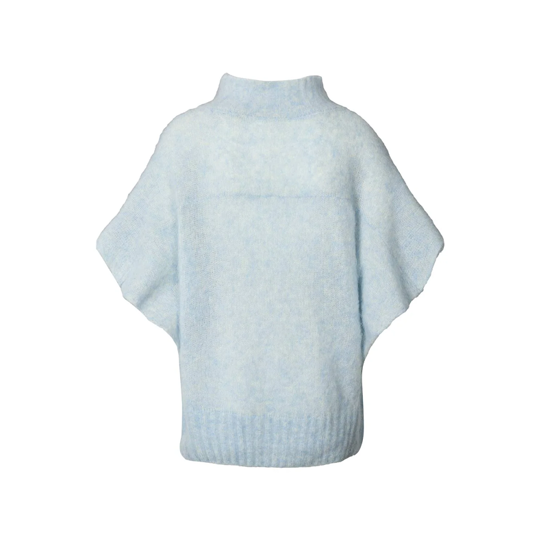 Asana superlight knit tunic top Rabens Saloner, ice blue