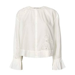 Blossom supersize anglaise blouse Rabens Saloner, white swan