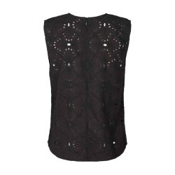 Piper supersize anglaise tank top Rabens Saloner, caviar black