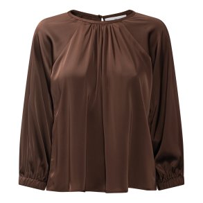 Rachel blouse Karmamia, semi rich brown