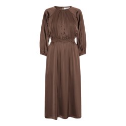 Rachel dress Karmamia, semi rich brown