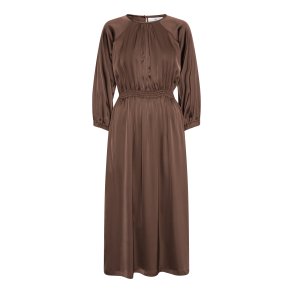 Rachel dress Karmamia, semi rich brown