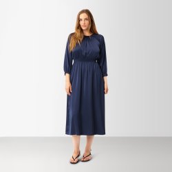 Rachel dress Karmamia, semi rich navy