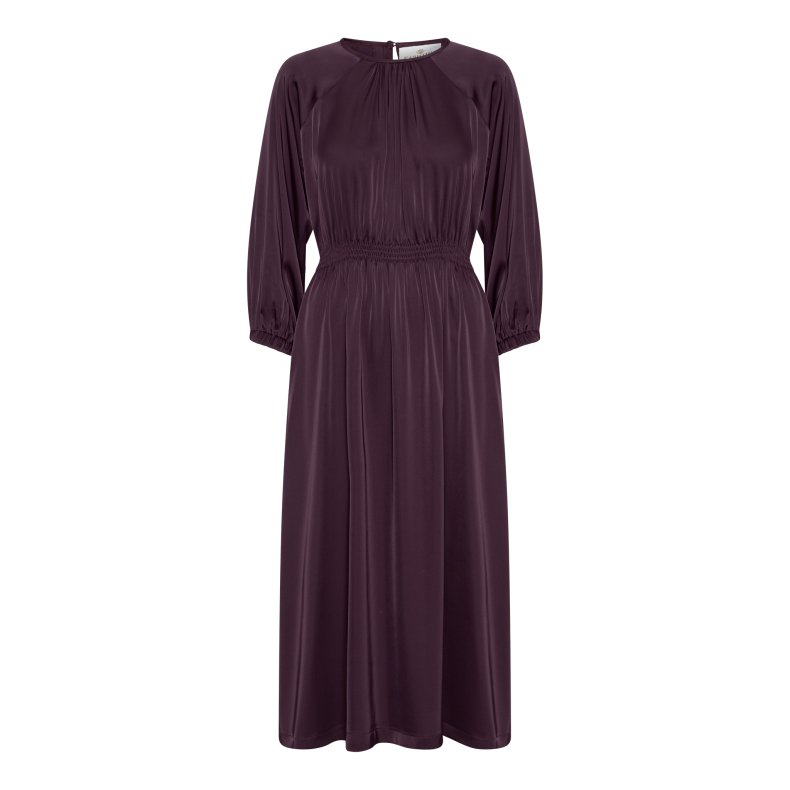 Rachel dress Karmamia, semi rich plum