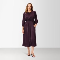 Rachel dress Karmamia, semi rich plum