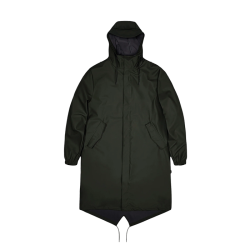 Fishtail parka jacket w3 Rains, green