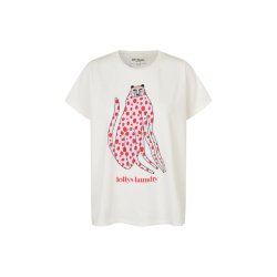 Roma ll cat t-shirt Lollys Laundry, white