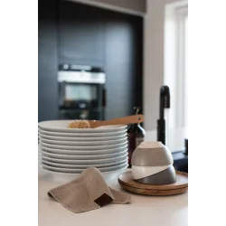 Strikket allround klud By LOHN, khaki