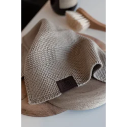 Strikket allround klud By LOHN, khaki