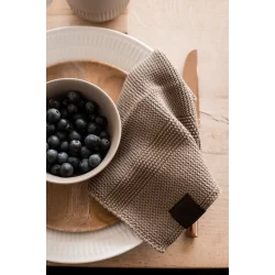 Strikket allround klud By LOHN, ginger snap