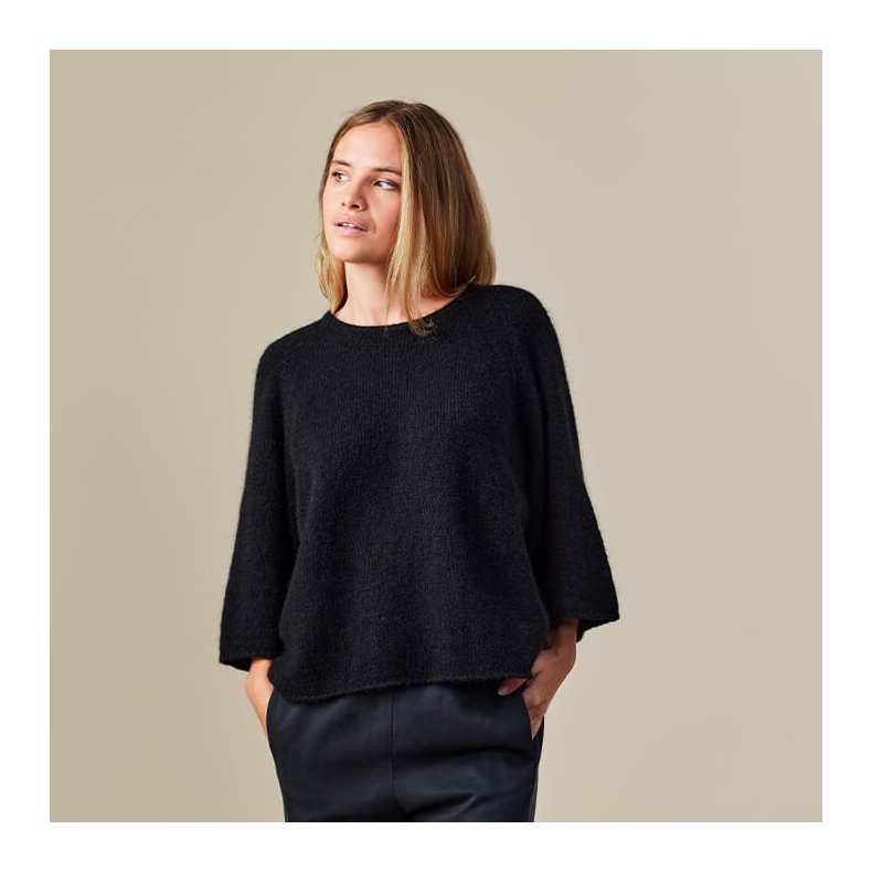 Robin knit Sibin Linnebjerg, black