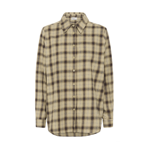 Sahim shirt My Essential Wardrobe, capers w. brown