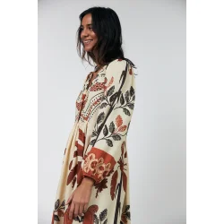 Lollys Laundry SaraiLL Dress 3/4, creme