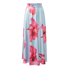 Savannah skirt Karmamia, fuchsia maxi flower