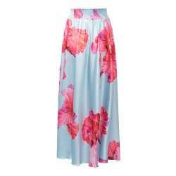 Savannah skirt Karmamia, fuchsia maxi flower