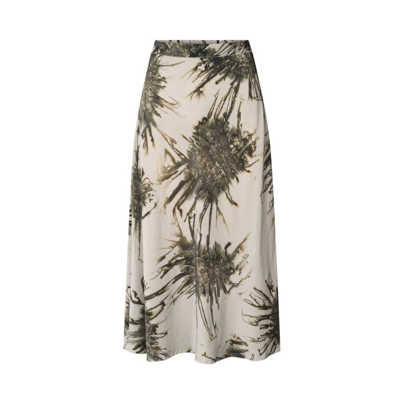 Elmi sea urchin crop bias skirt, grey combo