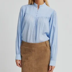 Ottilia blouse Second Female, halogen blue
