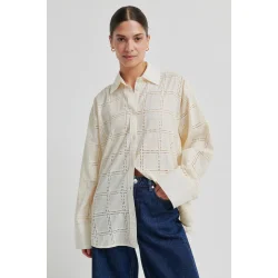 Silje shirt Second Female, tofu