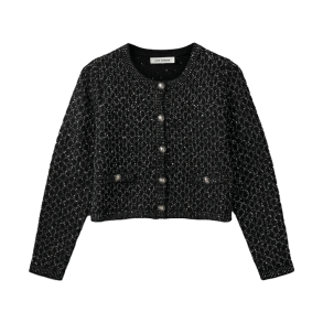Carnet cardigan Sofie Schnoor, black glitter