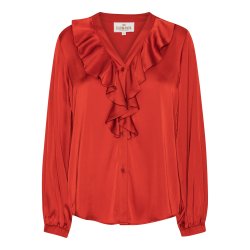 Sophia blouse Karmamia, chili