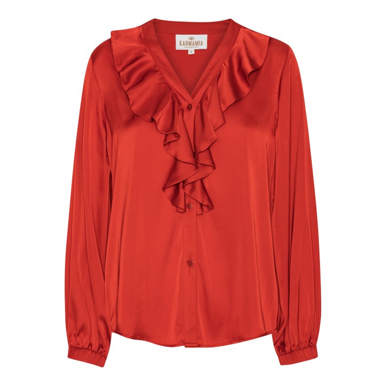 Sophia blouse Karmamia, chili