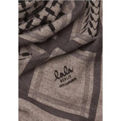 Triangle trinity M cashmere scarf Lala Berlin, stradivari dark brown