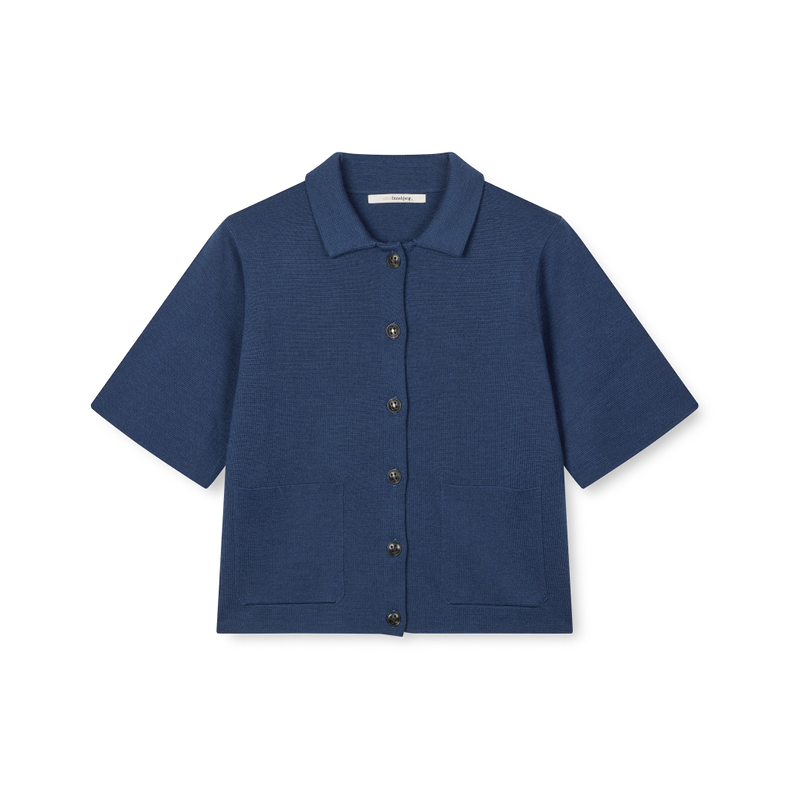Tala shirt Sibin Linnebjerg, midnight blue