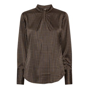 Tara blouse Karmamia, houndstooth