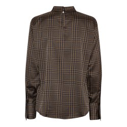 Tara blouse Karmamia, houndstooth