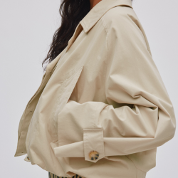 Tilla light fusion jacket Rabens Saloner, sand