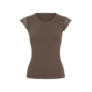 Tim & Simonsen Lillibeth rib top, noce
