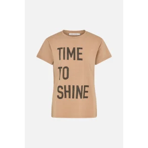 Ambla time to shine t-shirt Rabens Saloner, tobacco